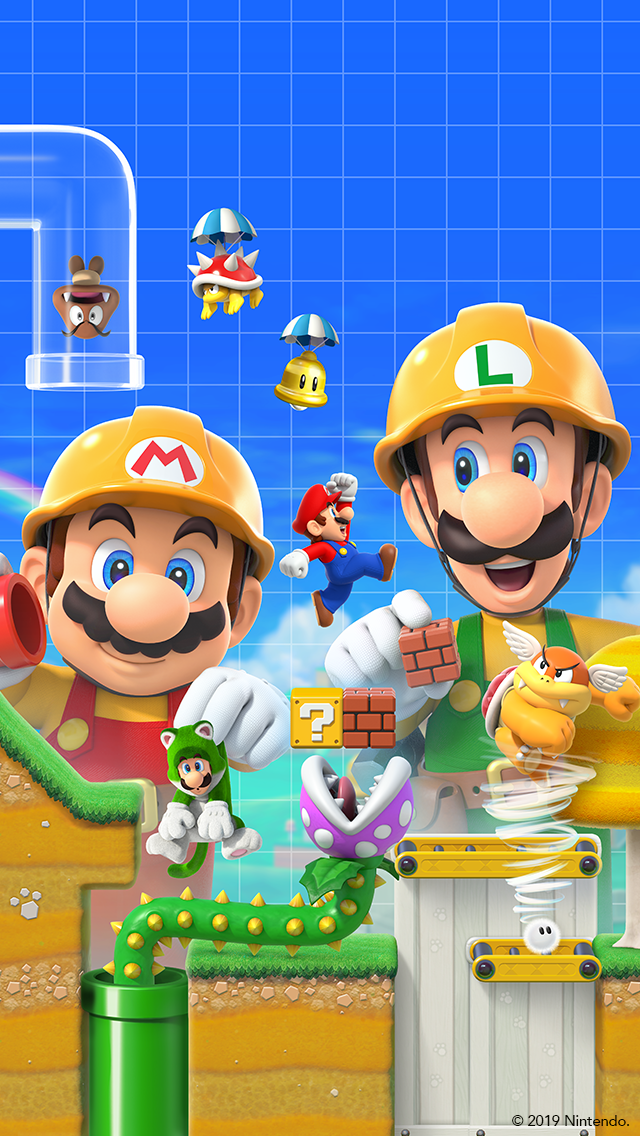 my.nintendo.com/Wallpaper - Super Mario Maker 2 - [A]/Super_Mario_Maker_2_Wallpaper_A[640x1136].png